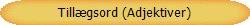 Till�gsord (Adjektiver)